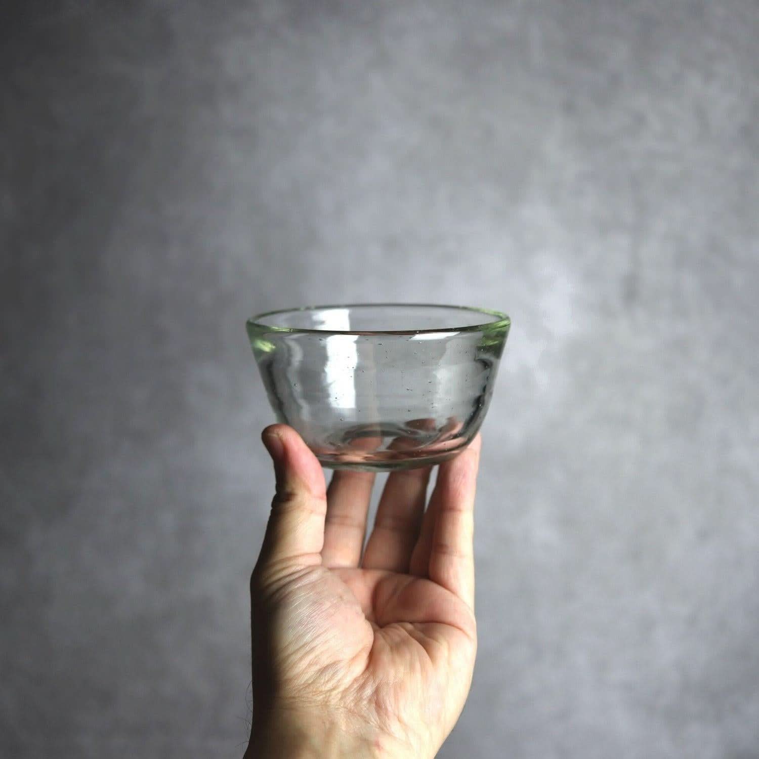 ノーマルボウル 小 クリア 琉球ガラス ガラス工房清天 琉球ガラス.