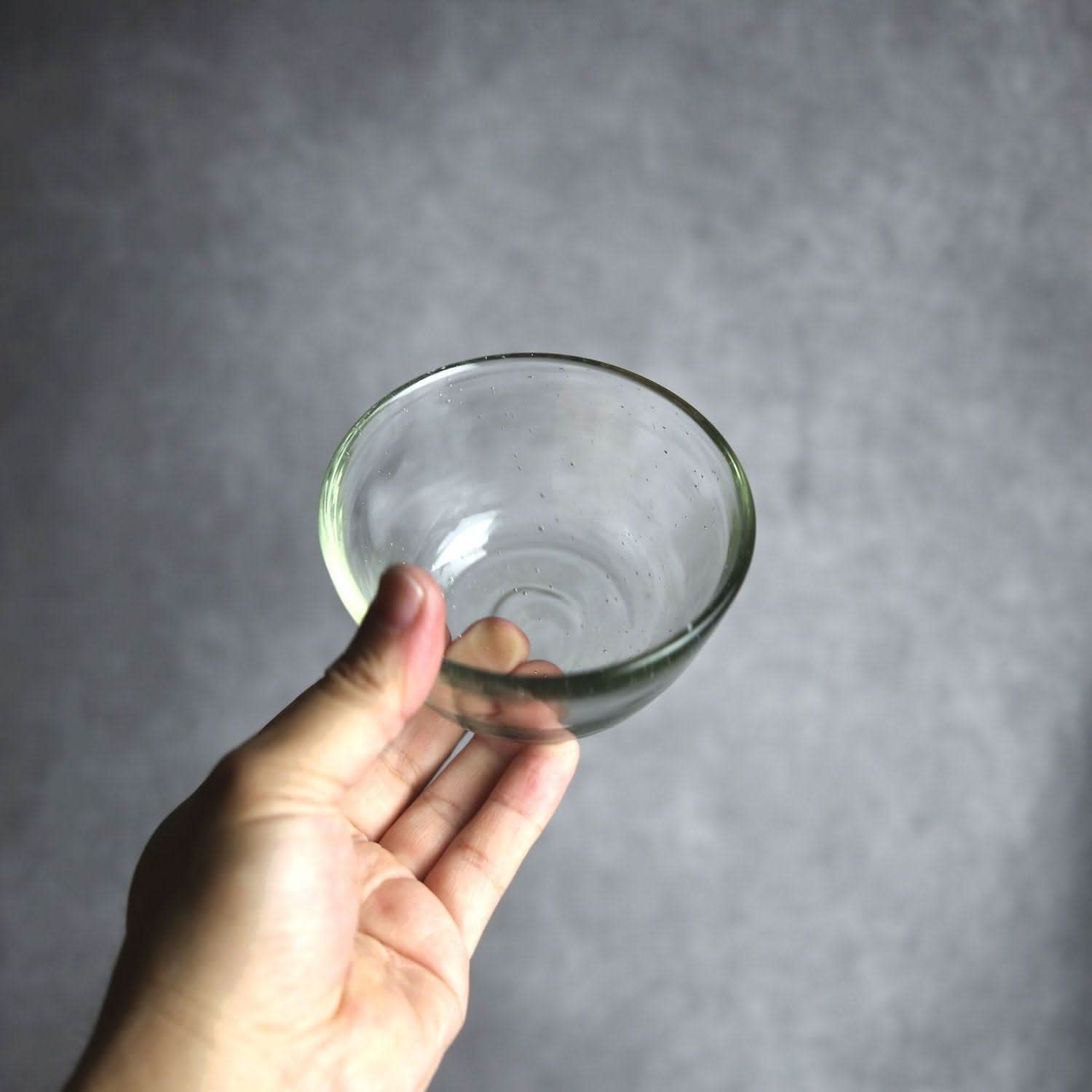 ノーマルボウル 小 クリア 琉球ガラス ガラス工房清天 琉球ガラス.