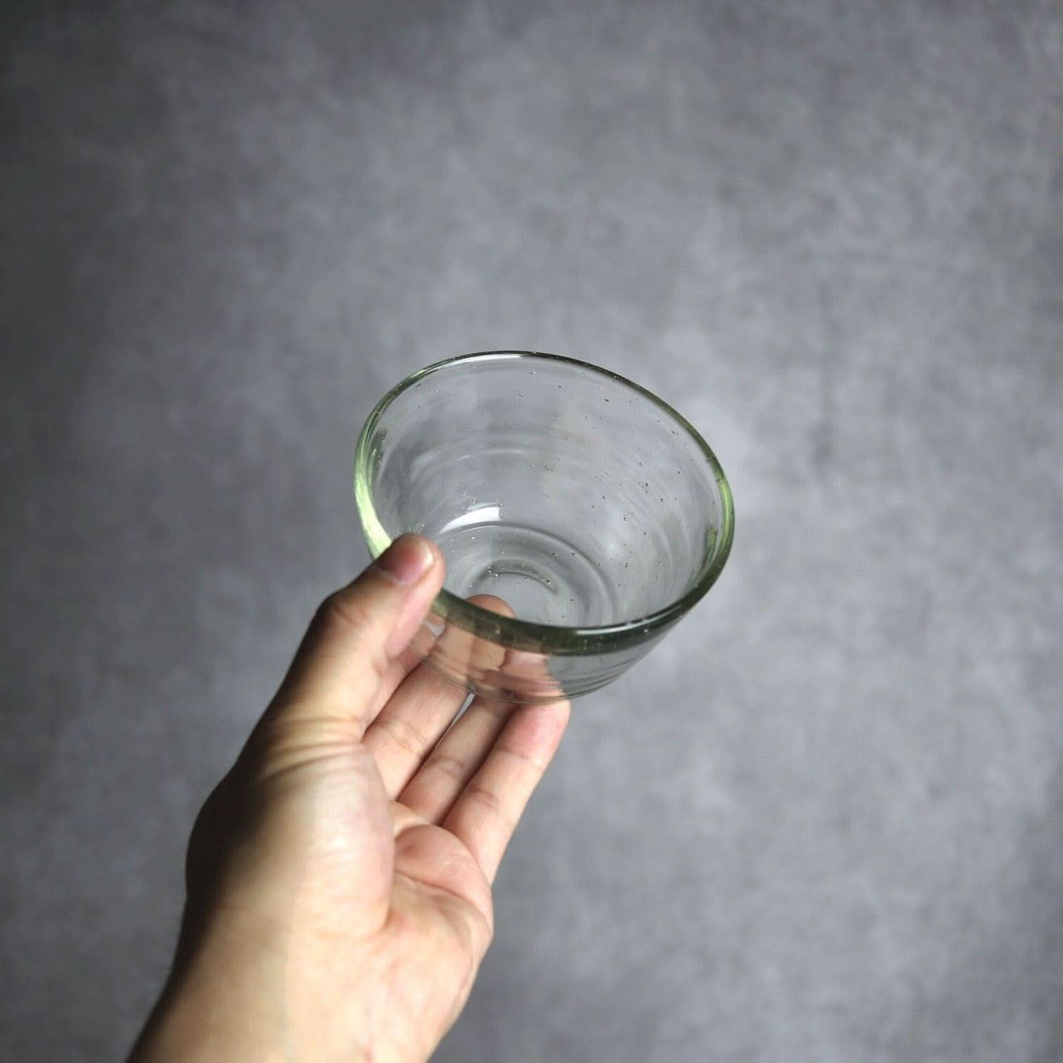 ノーマルボウル 小 クリア 琉球ガラス ガラス工房清天 琉球ガラス.