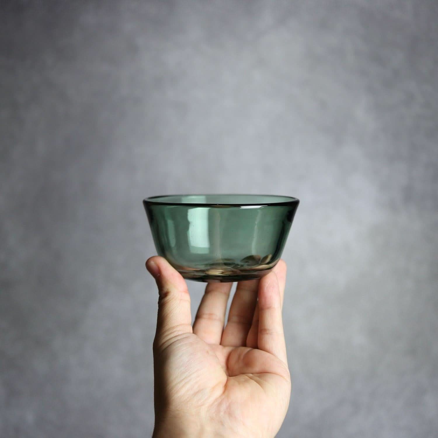 ノーマルボウル 小 グリーン 琉球ガラス ガラス工房清天 琉球ガラス.