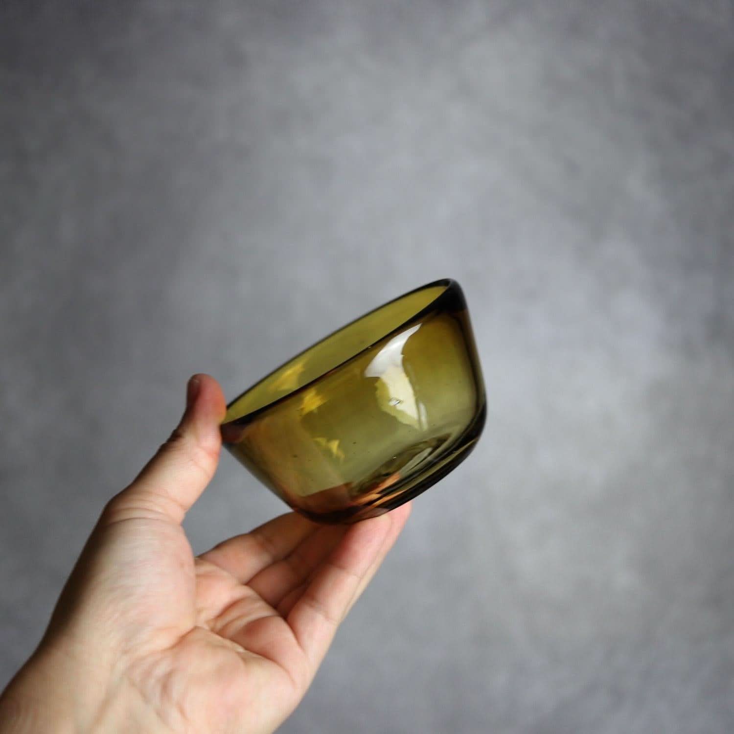 ノーマルボウル 小 ブラウン 琉球ガラス ガラス工房清天 琉球ガラス.