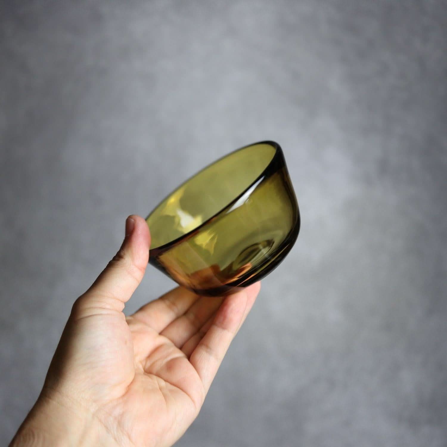 ノーマルボウル 小 ブラウン 琉球ガラス ガラス工房清天 琉球ガラス.