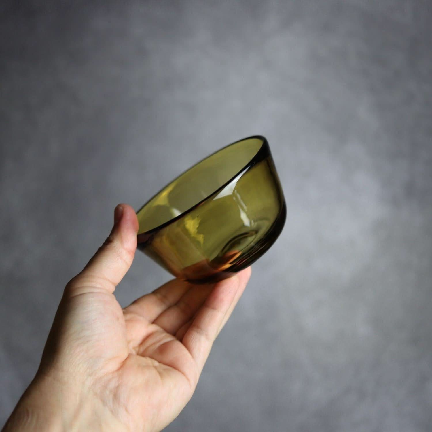 ノーマルボウル 小 ブラウン 琉球ガラス ガラス工房清天 琉球ガラス.