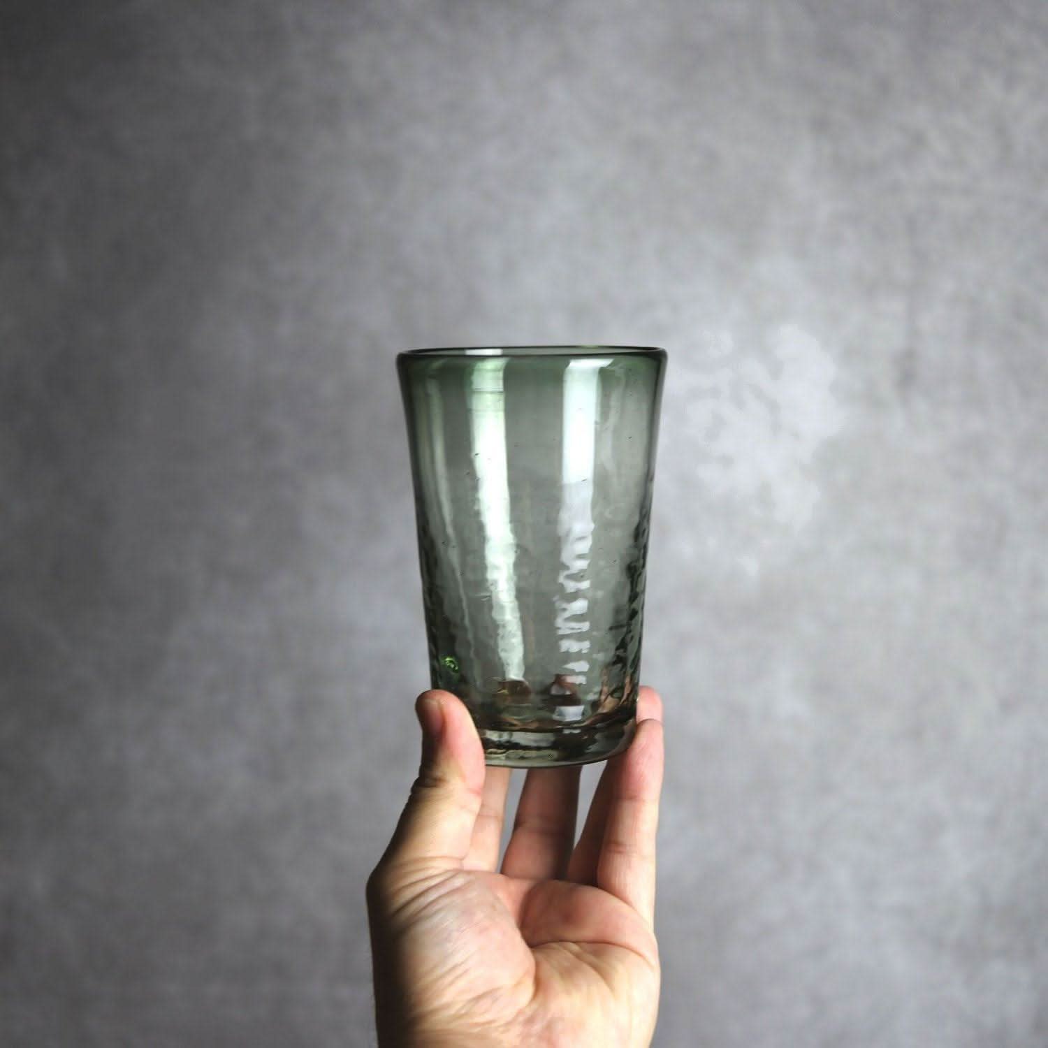ノーマルグラス 大 グリーン 琉球ガラス ガラス工房清天 琉球ガラス.