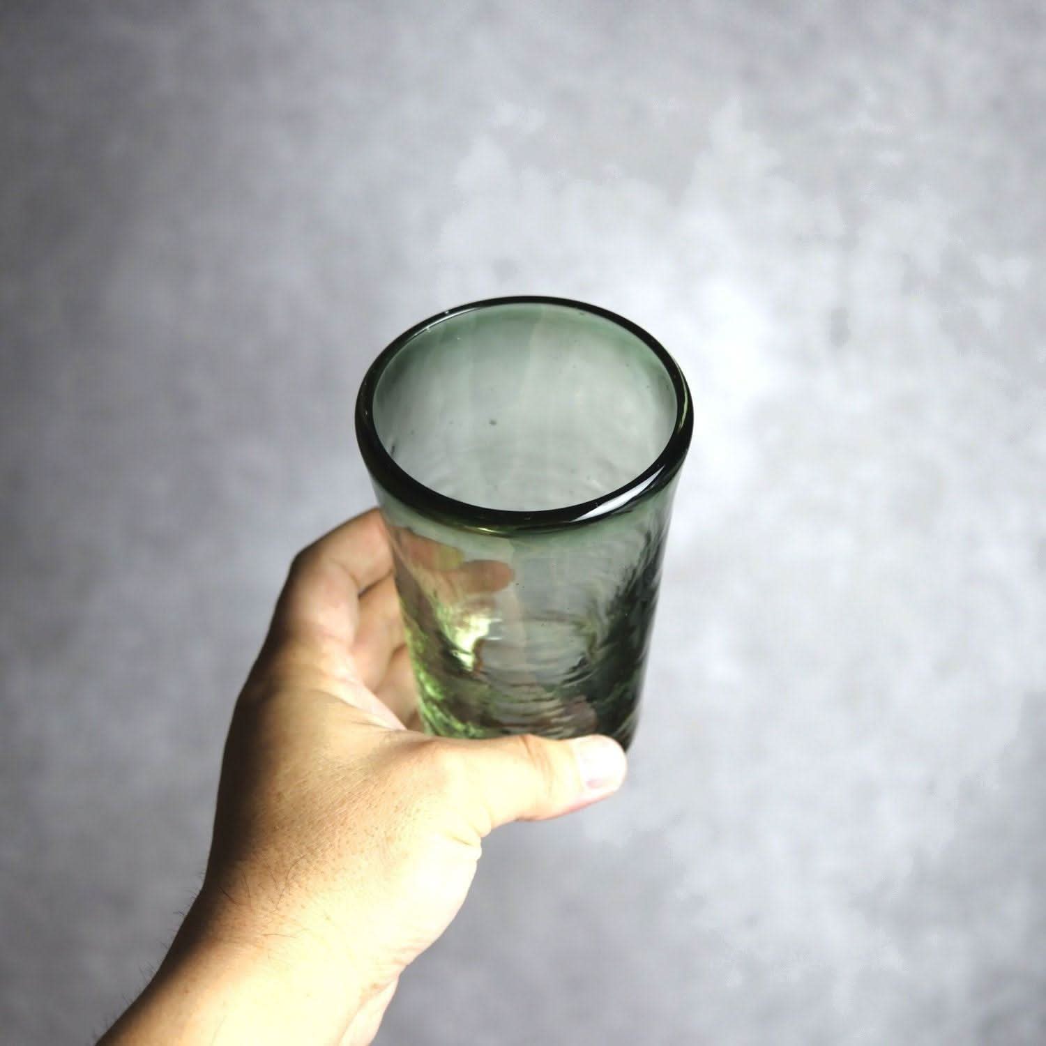 ノーマルグラス 大 グリーン 琉球ガラス ガラス工房清天 琉球ガラス.