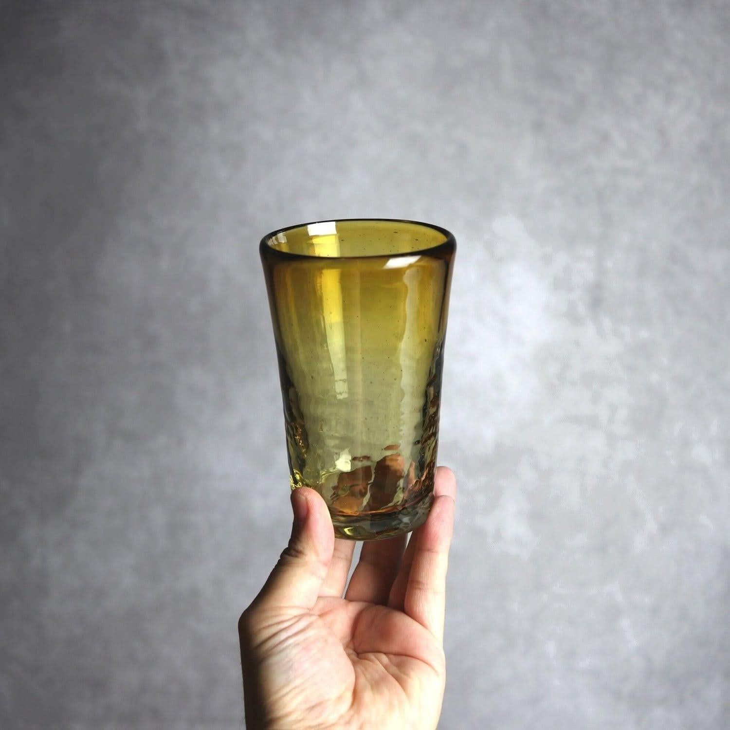 ノーマルグラス 大 ブラウン 琉球ガラス ガラス工房清天 琉球ガラス.