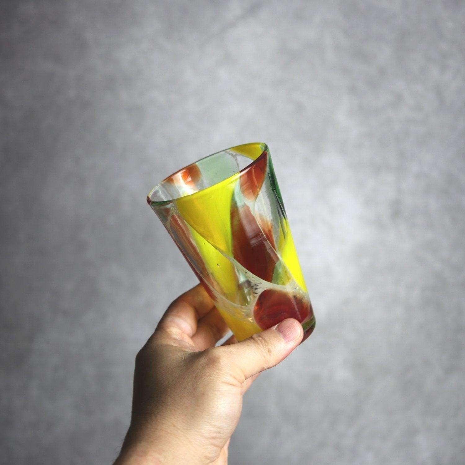 トロピカルビタミン ビアグラス 琉球ガラス RYUKYU GLASS WORKS 海風 琉球ガラス.