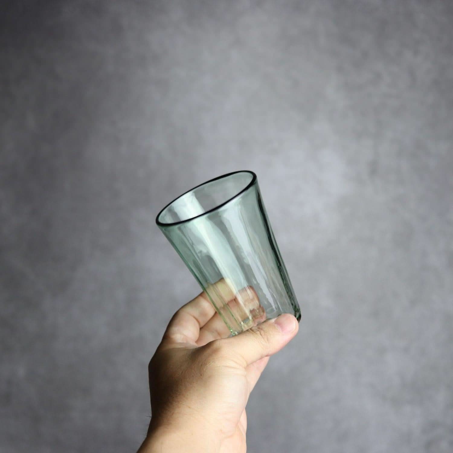 ヴィンテージひとくちビア 緑 琉球ガラス glass32 琉球ガラス.