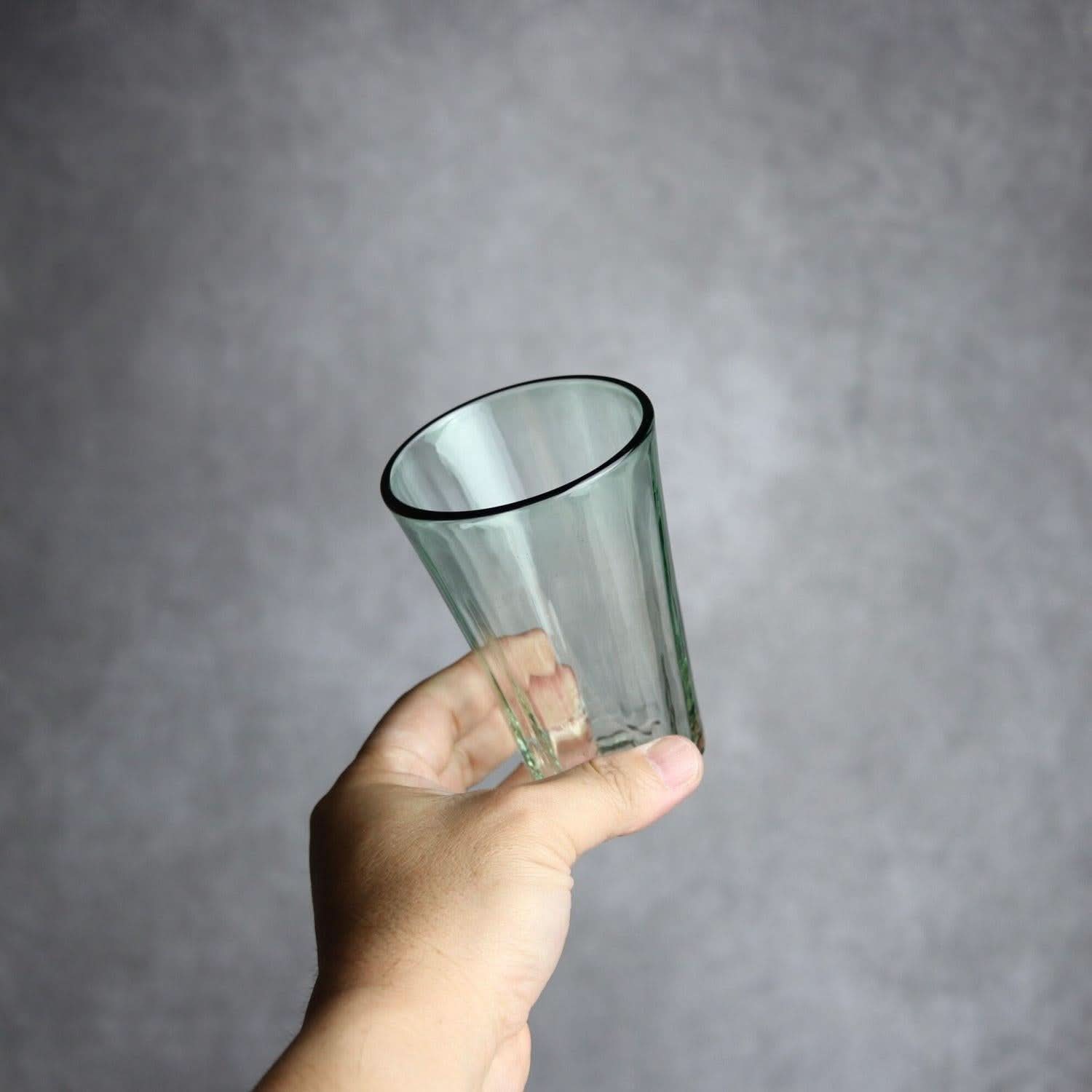 ヴィンテージひとくちビア 緑 琉球ガラス glass32 琉球ガラス.