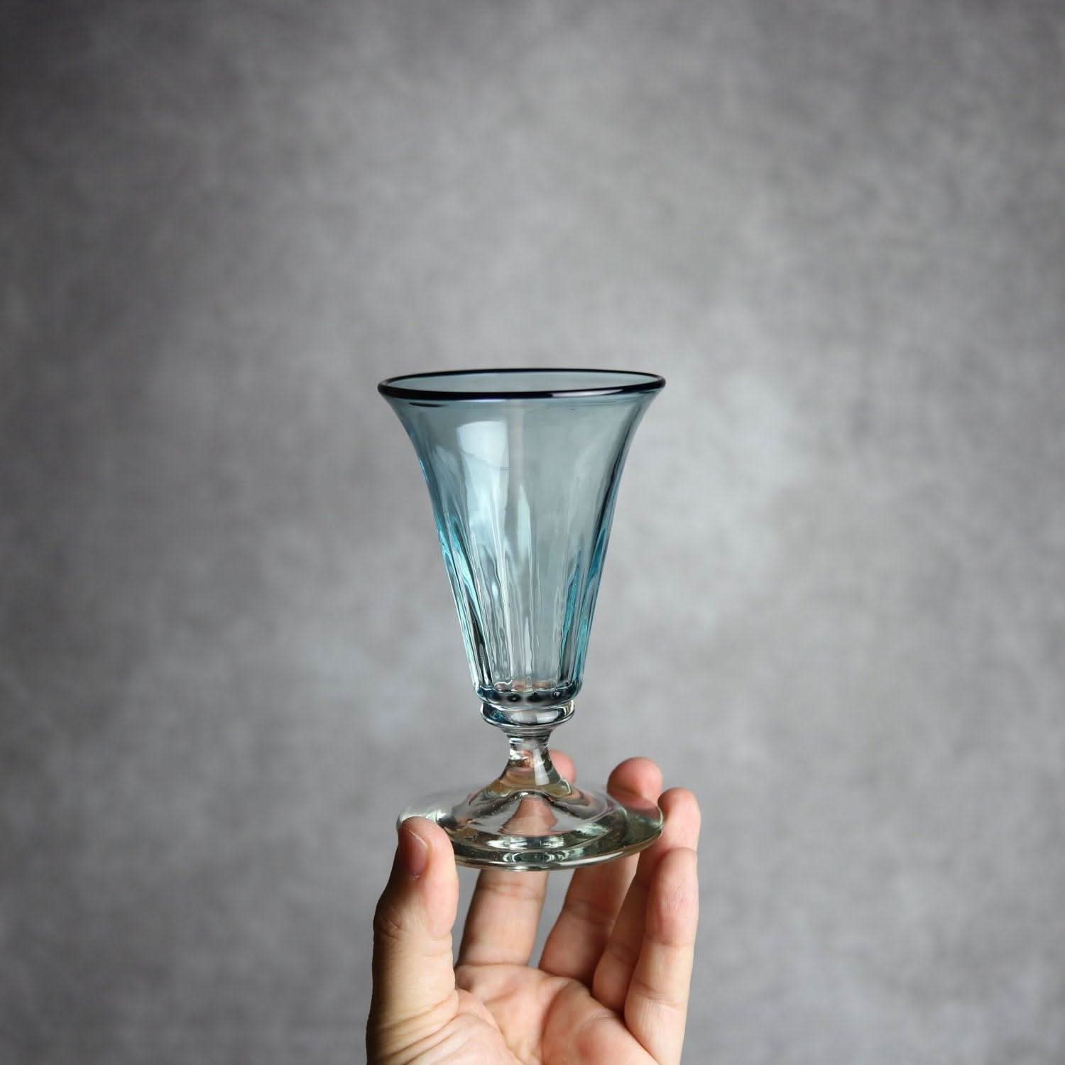 ヴィンテージ食前酒グラス 水 琉球ガラス glass32 琉球ガラス.