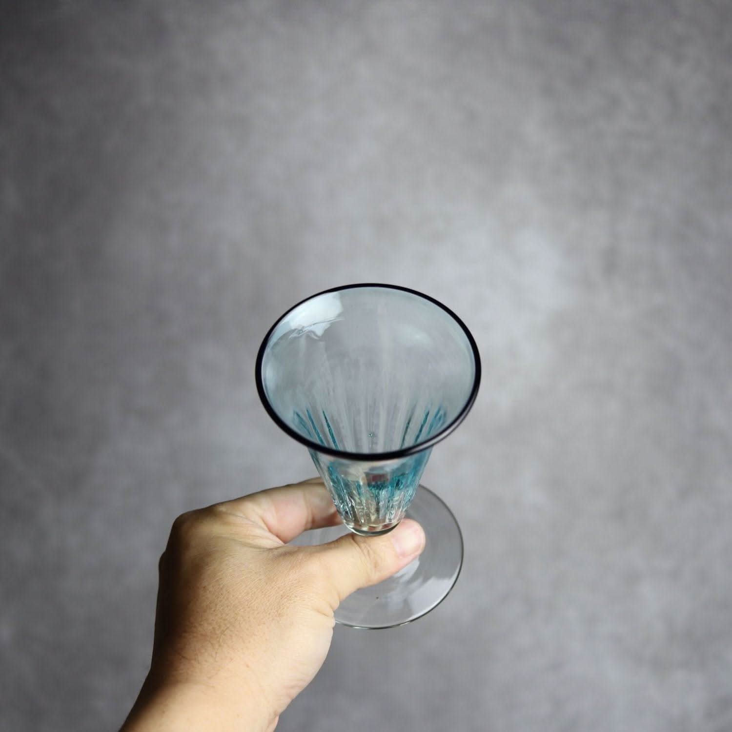 ヴィンテージ食前酒グラス 水 琉球ガラス glass32 琉球ガラス.