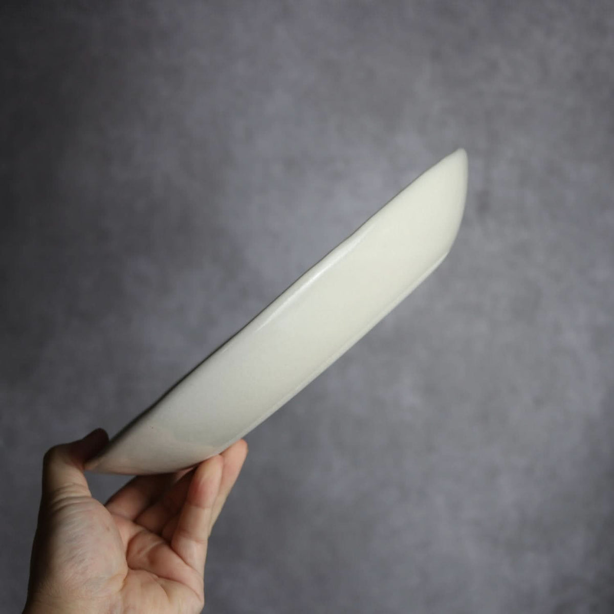 楕円皿 大 呉須釉 ストライプ やちむん 陶器 高江洲陶磁器 やちむん 陶器.