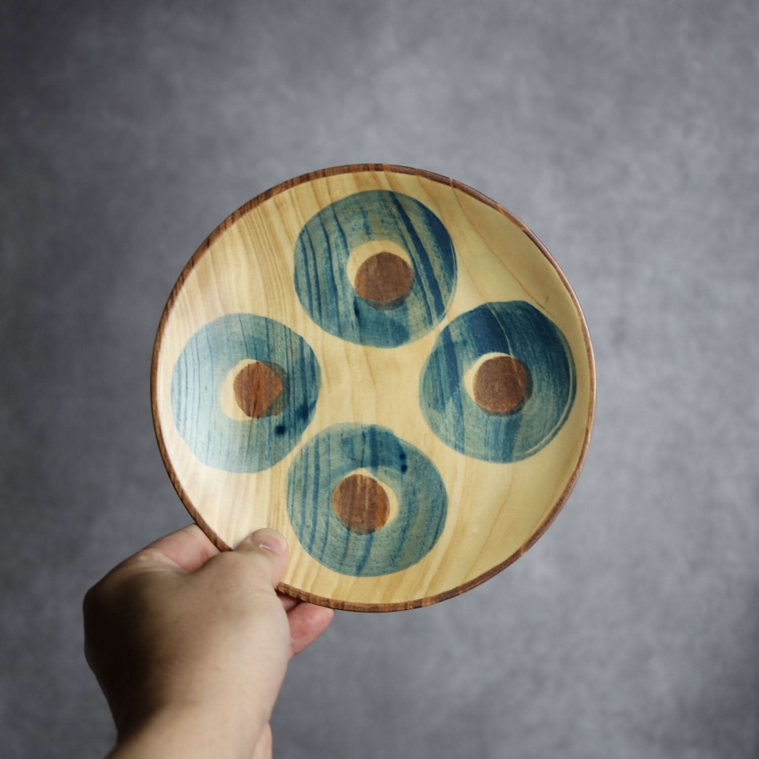 やむちんシリーズ2 Φ180 4つ丸紋 平と米の製作所=平米㎡」 木工.