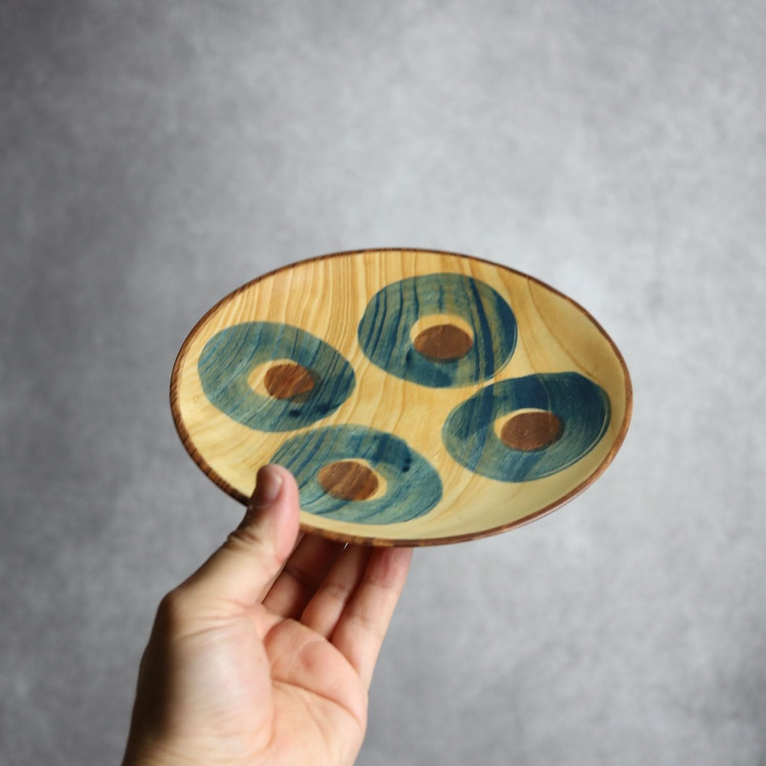 やむちんシリーズ2 Φ180 4つ丸紋 平と米の製作所=平米㎡」 木工.