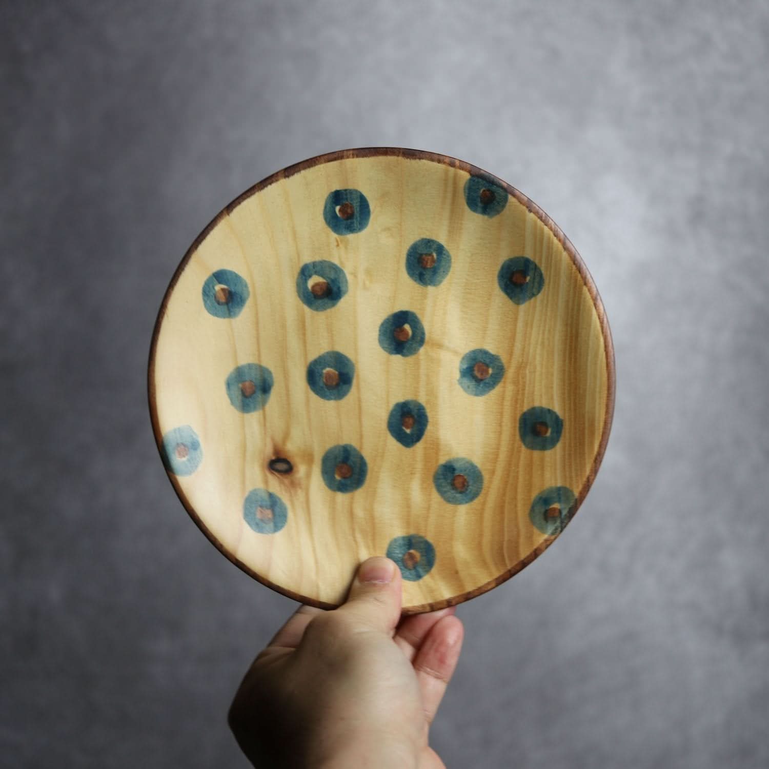 やむちんシリーズ1 Φ180 丸紋 平と米の製作所=平米㎡」 木工.