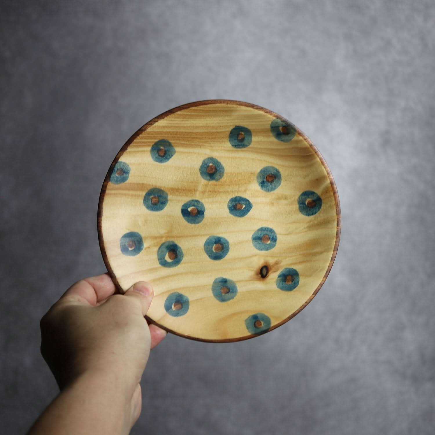 やむちんシリーズ1 Φ180 丸紋 平と米の製作所=平米㎡」 木工.