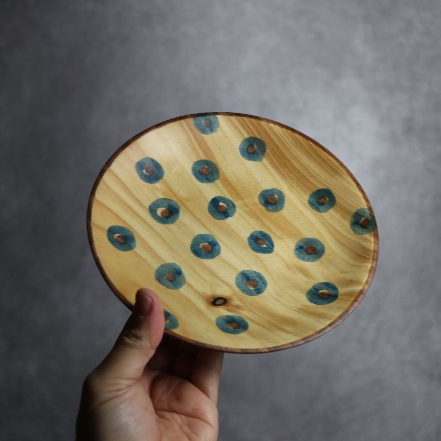 やむちんシリーズ1 Φ180 丸紋 平と米の製作所=平米㎡」 木工.