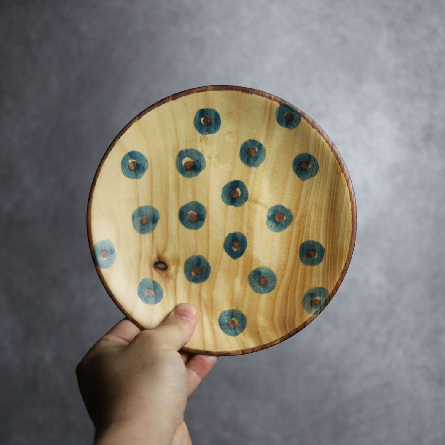 やむちんシリーズ1 Φ180 丸紋 平と米の製作所=平米㎡」 木工.