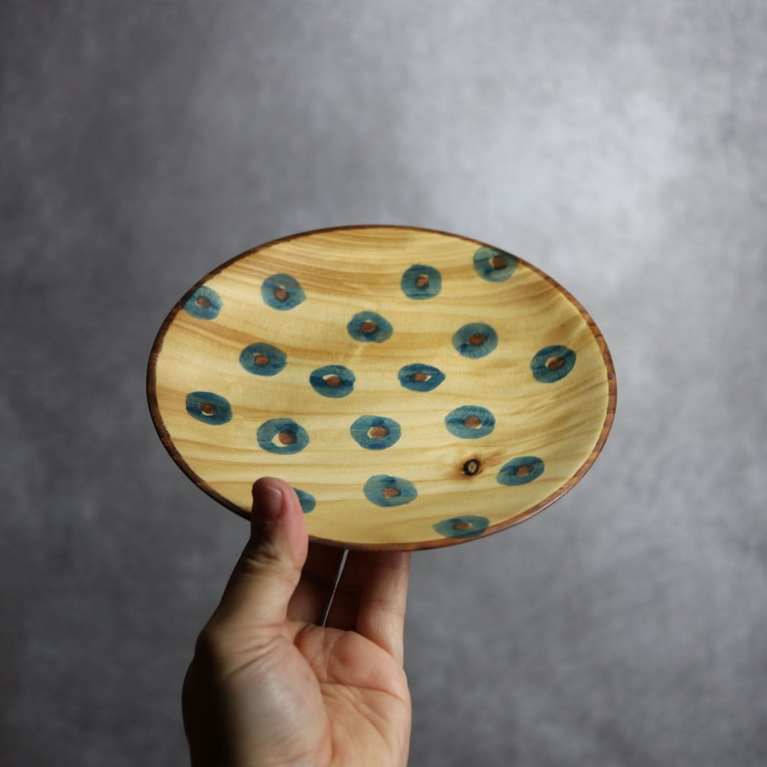 やむちんシリーズ1 Φ180 丸紋 平と米の製作所=平米㎡」 木工.