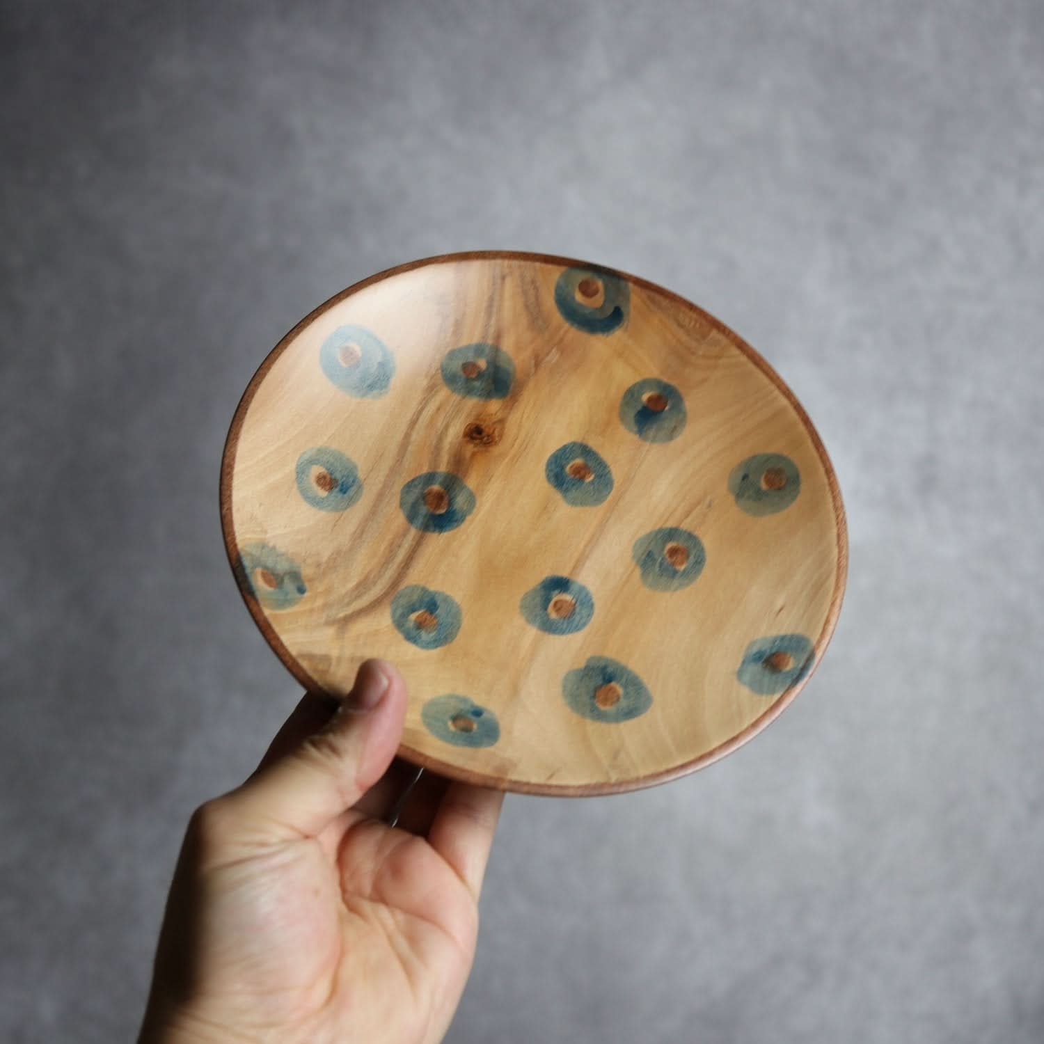 やむちんシリーズ3 Φ180 丸紋 平と米の製作所=平米㎡」 木工.