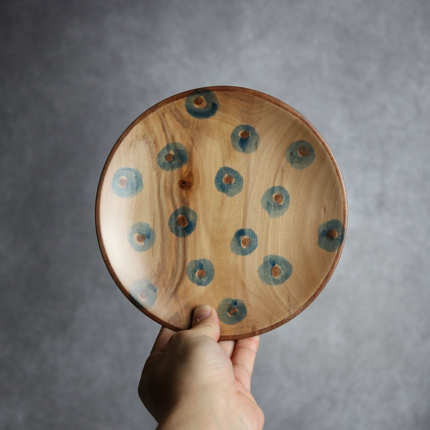 やむちんシリーズ3 Φ180 丸紋 平と米の製作所=平米㎡」 木工.