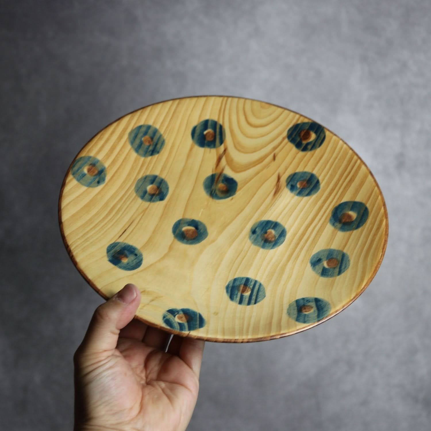 やむちんシリーズ1 Φ250 丸紋 平と米の製作所=平米㎡」 木工.