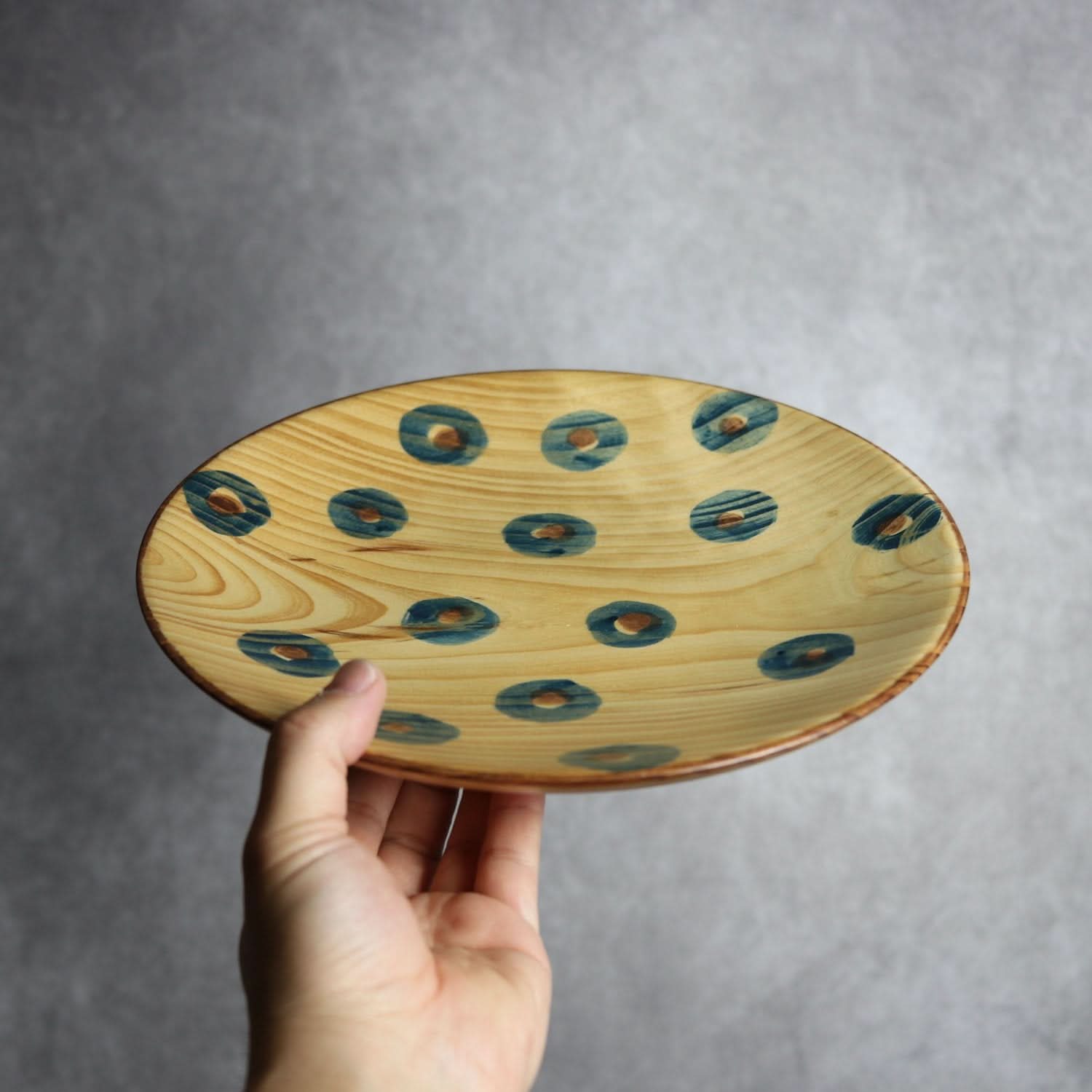 やむちんシリーズ1 Φ250 丸紋 平と米の製作所=平米㎡」 木工.