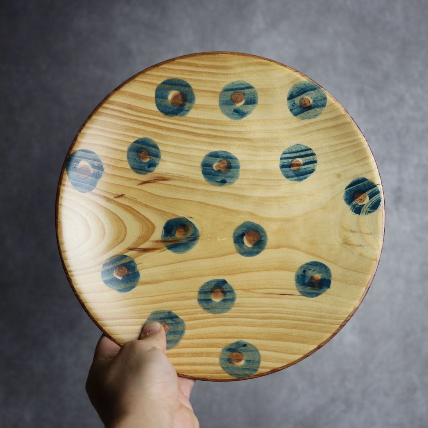 やむちんシリーズ1 Φ250 丸紋 平と米の製作所=平米㎡」 木工.