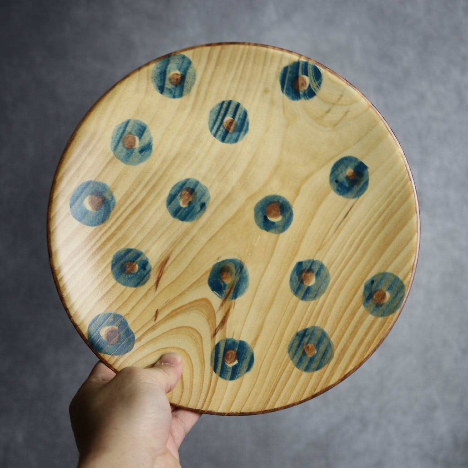 やむちんシリーズ1 Φ250 丸紋 平と米の製作所=平米㎡」 木工.