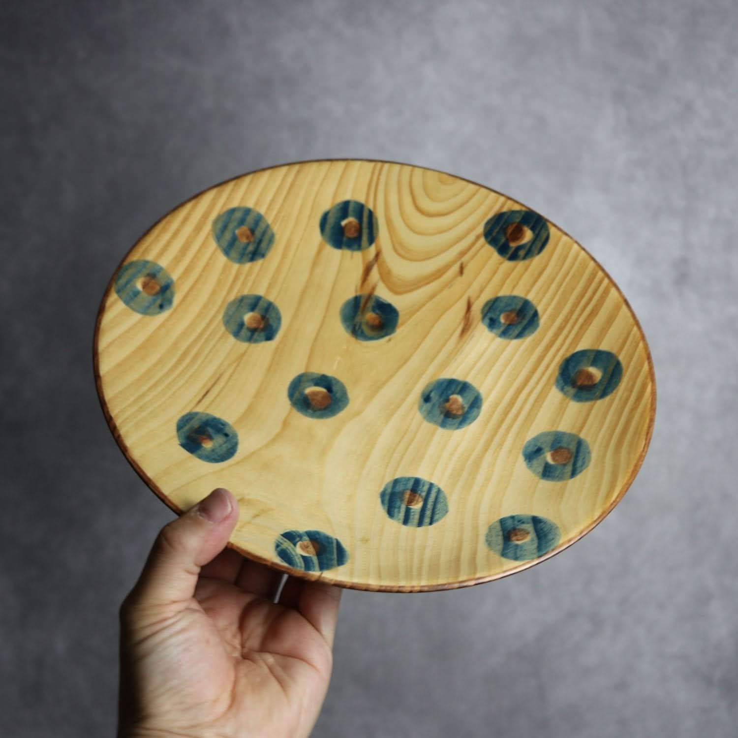 やむちんシリーズ1 Φ250 丸紋 平と米の製作所=平米㎡」 木工.