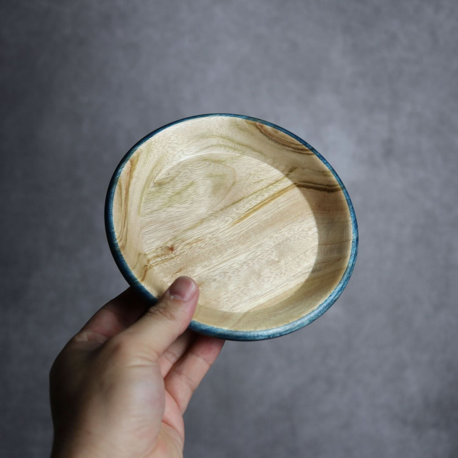 ロウホウシリーズ4 Φ150 ブルー 平と米の制作所=平米㎡」 木工.