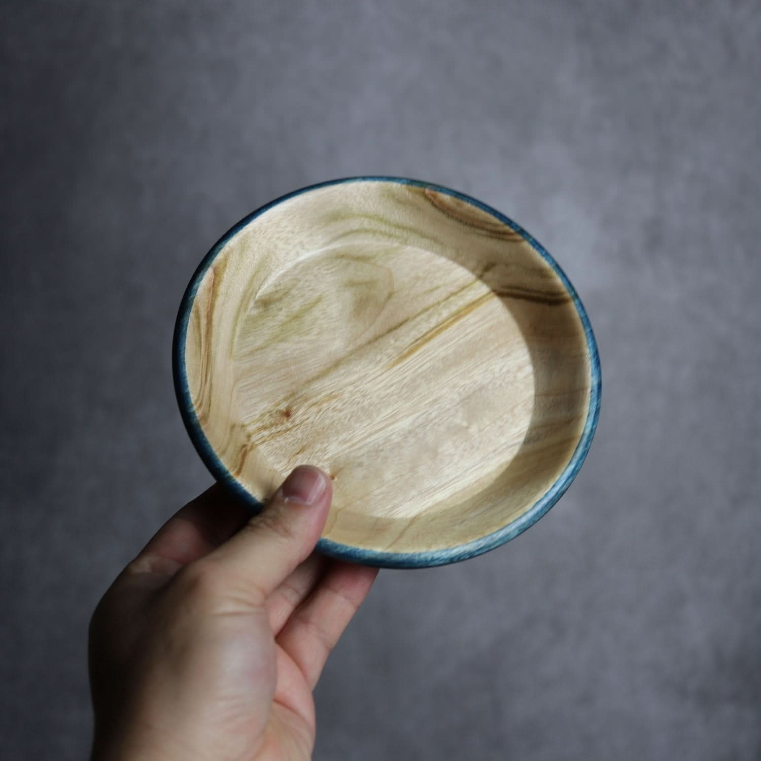 ロウホウシリーズ4 Φ150 ブルー 平と米の制作所=平米㎡」 木工.