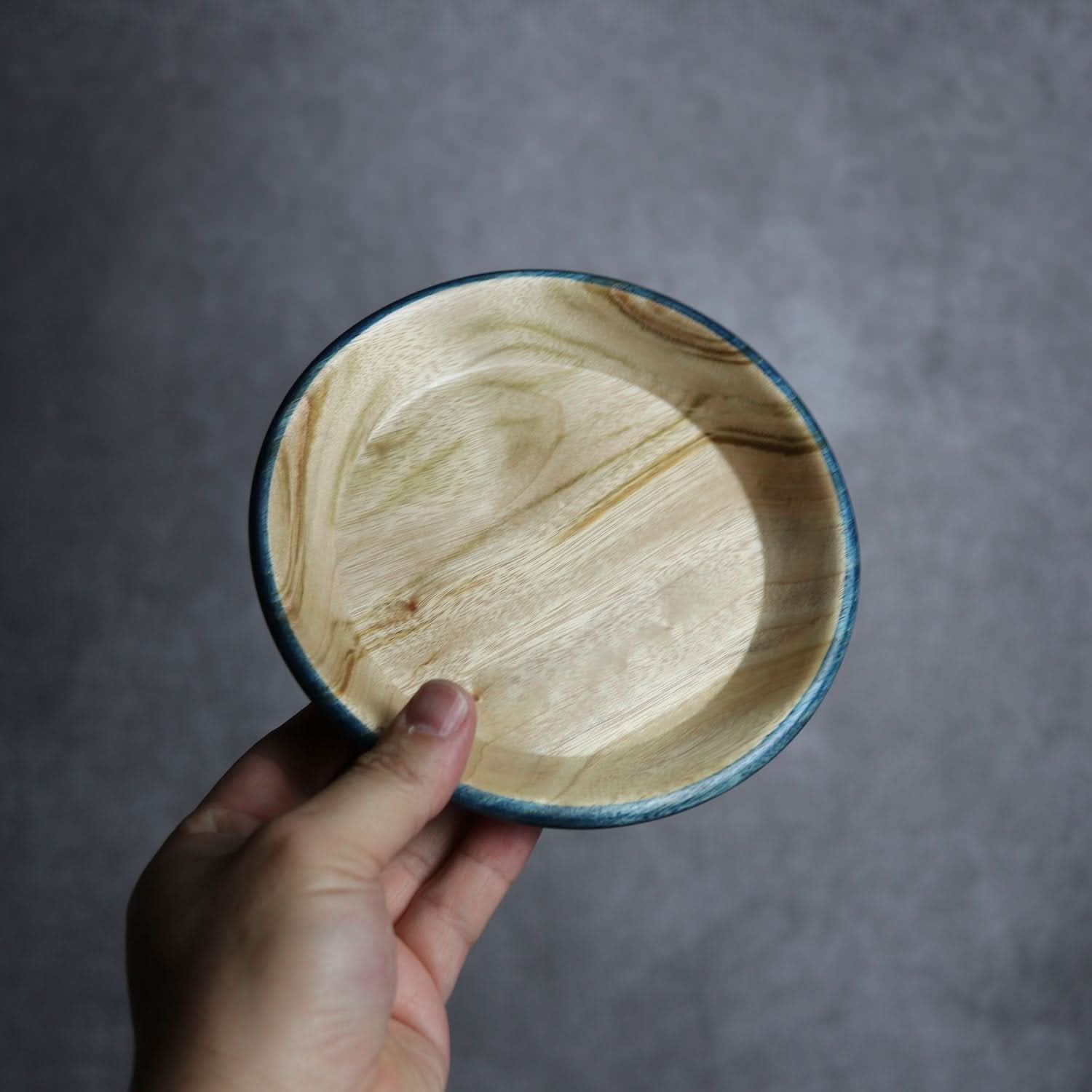 ロウホウシリーズ4 Φ150 ブルー 平と米の制作所=平米㎡」 木工.