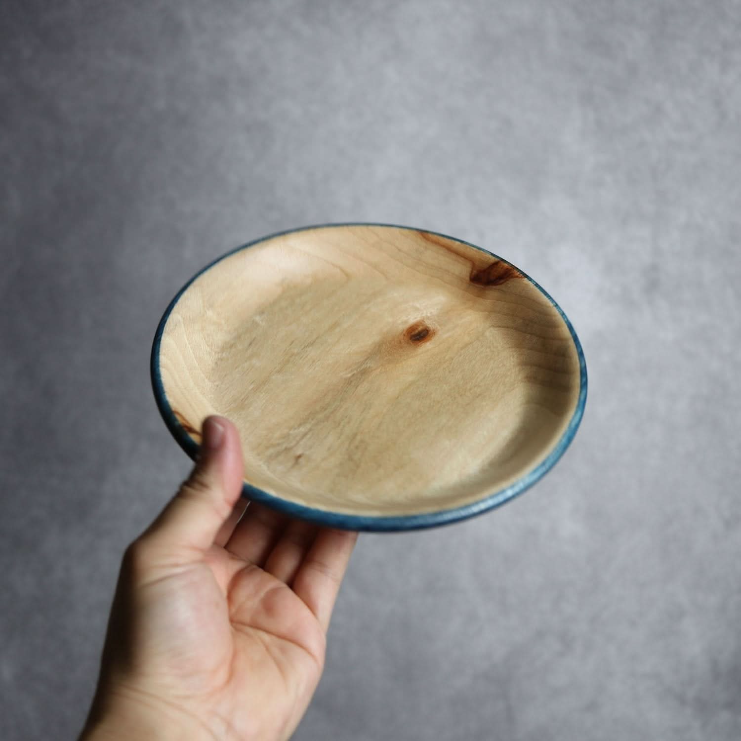 ロウホウシリーズ3 Φ180 ブルー 平と米の製作所=平米㎡」 木工.