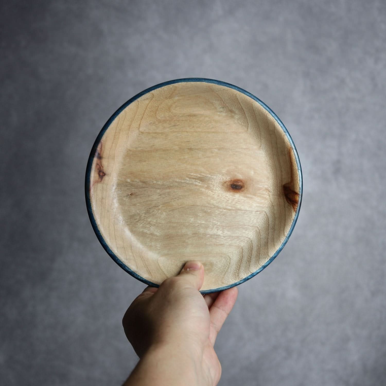 ロウホウシリーズ3 Φ180 ブルー 平と米の製作所=平米㎡」 木工.