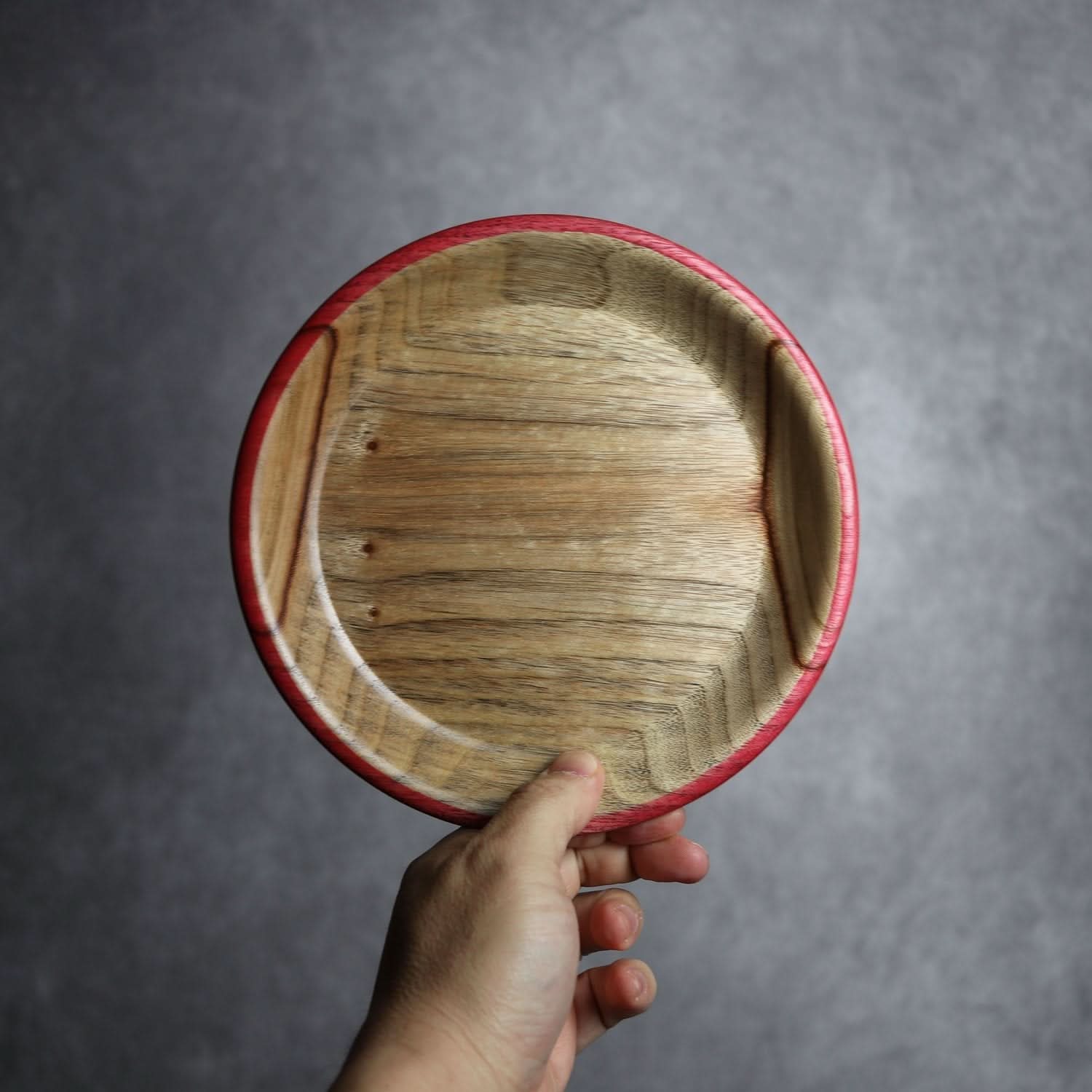 ロウホウシリーズ2 Φ180 レッド 平と米の製作所=平米㎡」 木工.