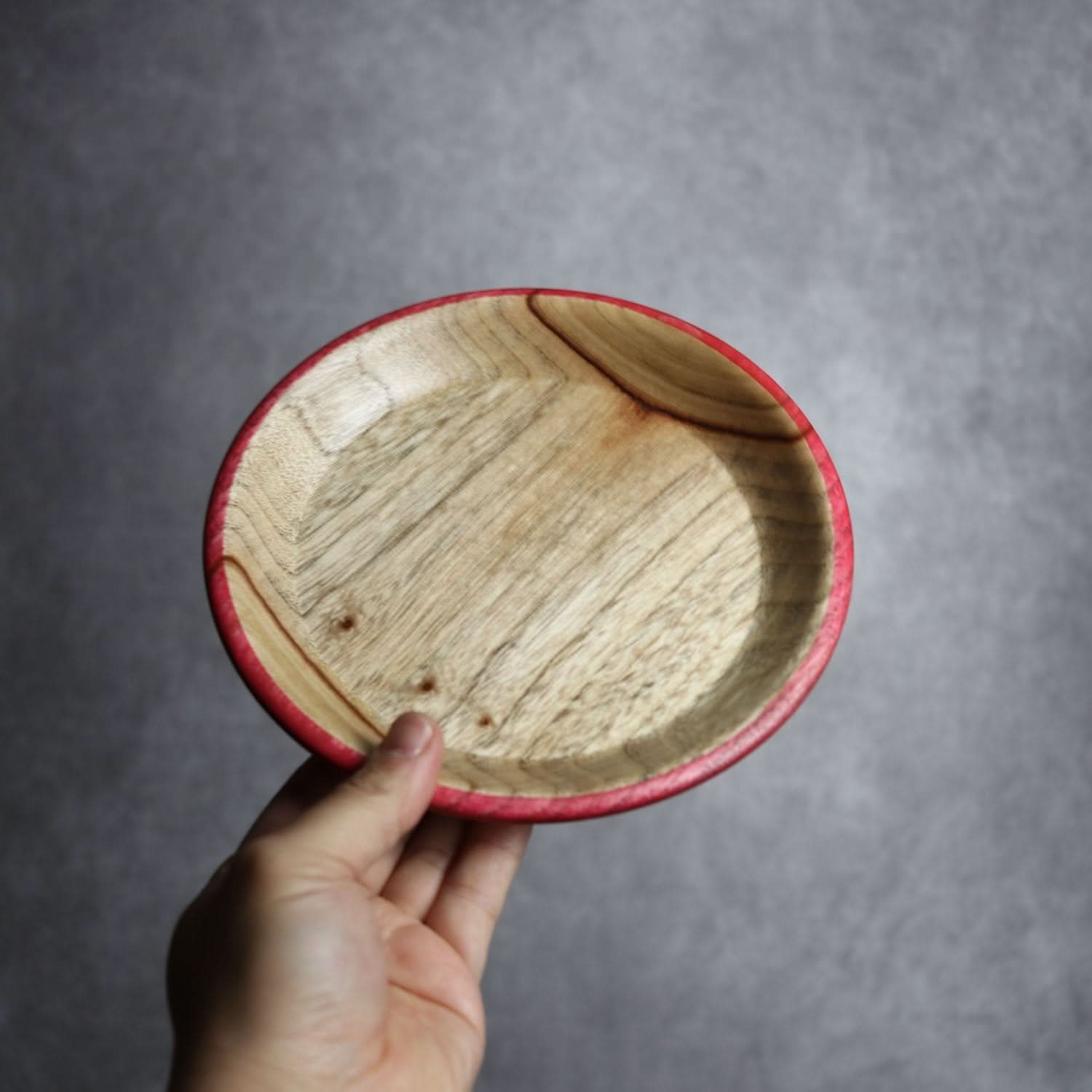 ロウホウシリーズ2 Φ180 レッド 平と米の製作所=平米㎡」 木工.