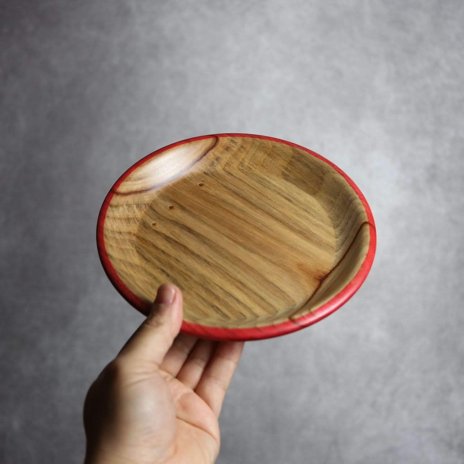 ロウホウシリーズ2 Φ180 レッド 平と米の製作所=平米㎡」 木工.