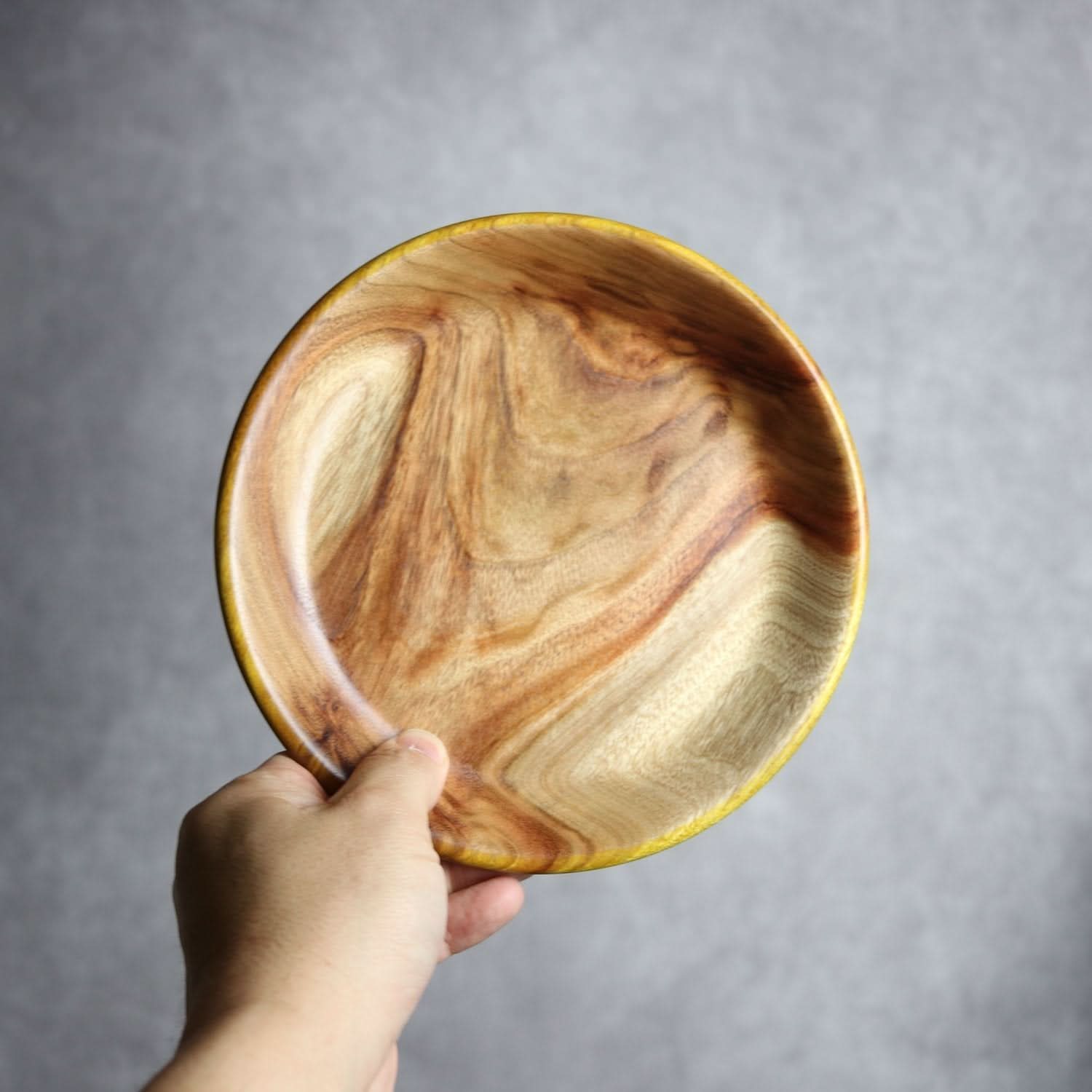 ロウホウシリーズ3 Φ180 イエロー 平と米の製作所=平米㎡」 木工.