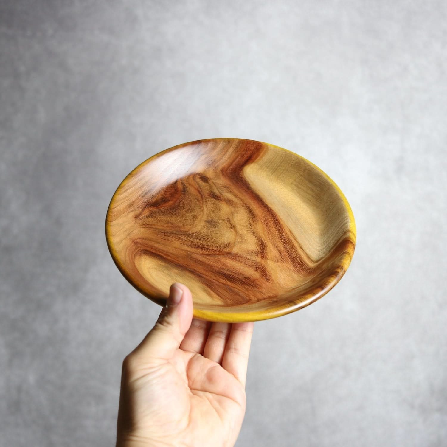 ロウホウシリーズ3 Φ180 イエロー 平と米の製作所=平米㎡」 木工.