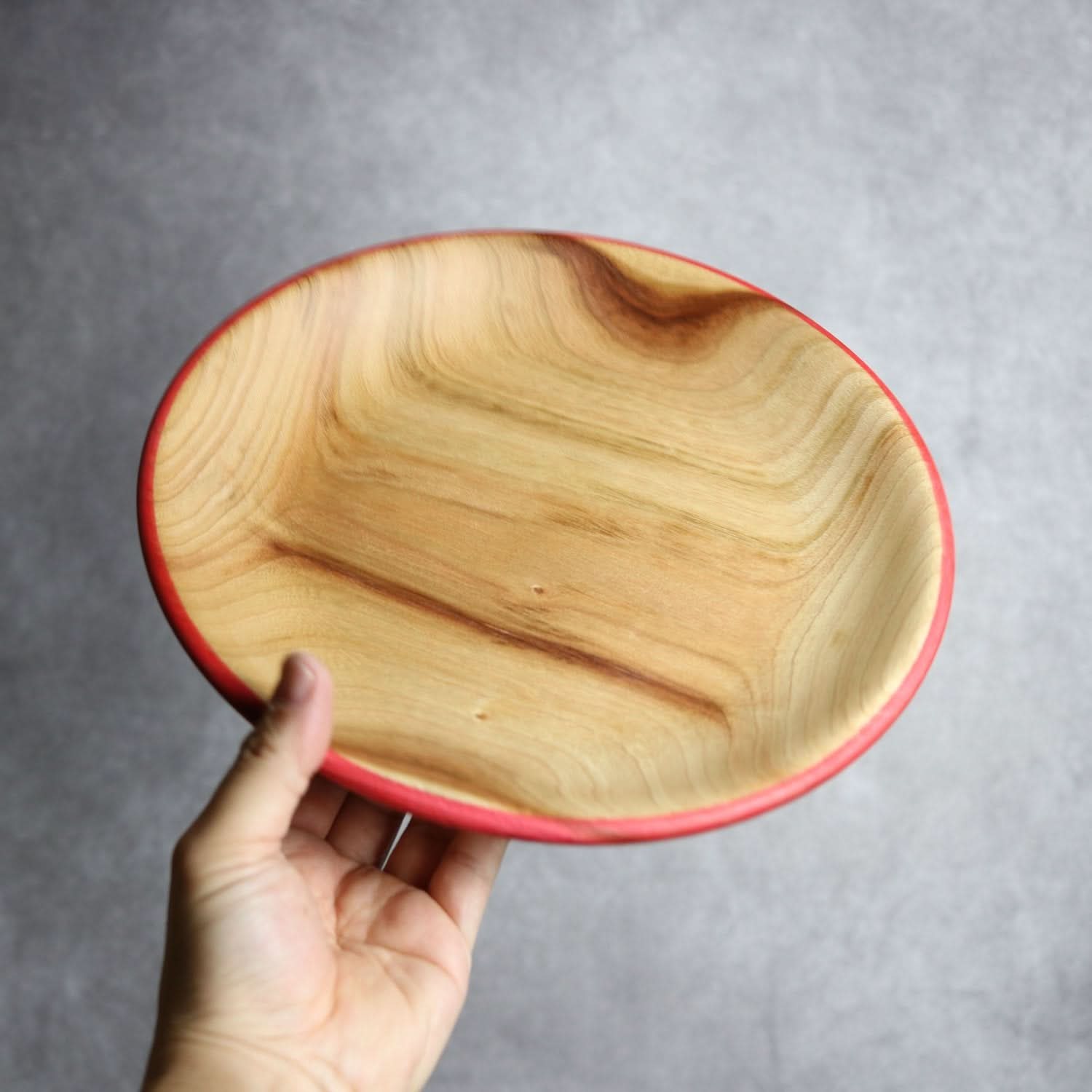 ロウホウシリーズ1 Φ250 レッド 平と米の製作所=平米㎡」 木工.