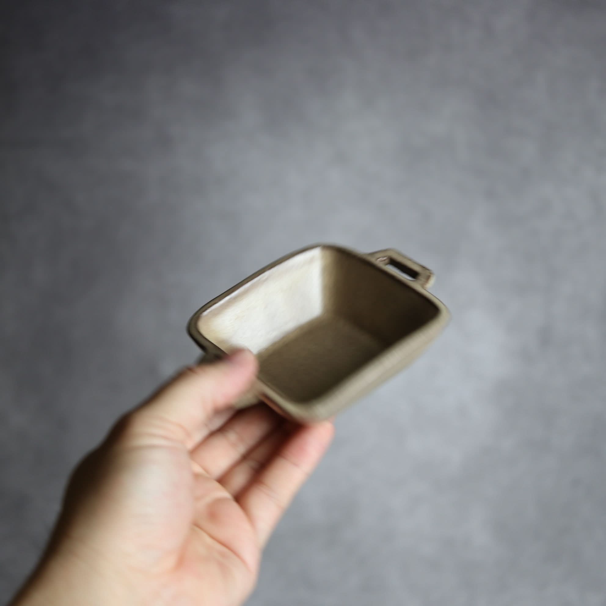 豆角鉢1 サンドベージュ 把手付 やちむん 陶器 cerca やちむん 陶器.