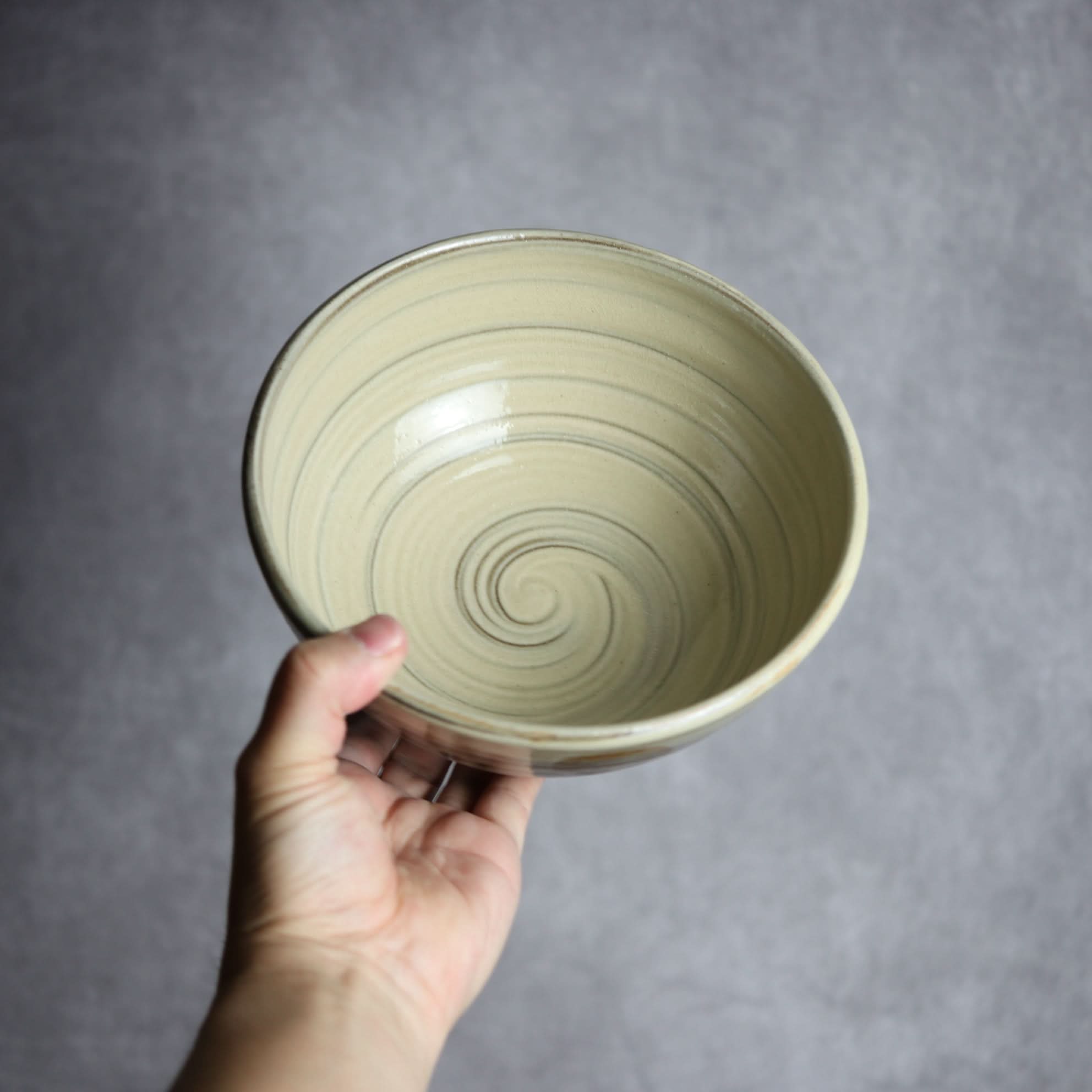 6寸鉢1 飴釉 刷毛目 点打 やちむん 陶器 北窯 松田米司工房 やちむん 陶器.