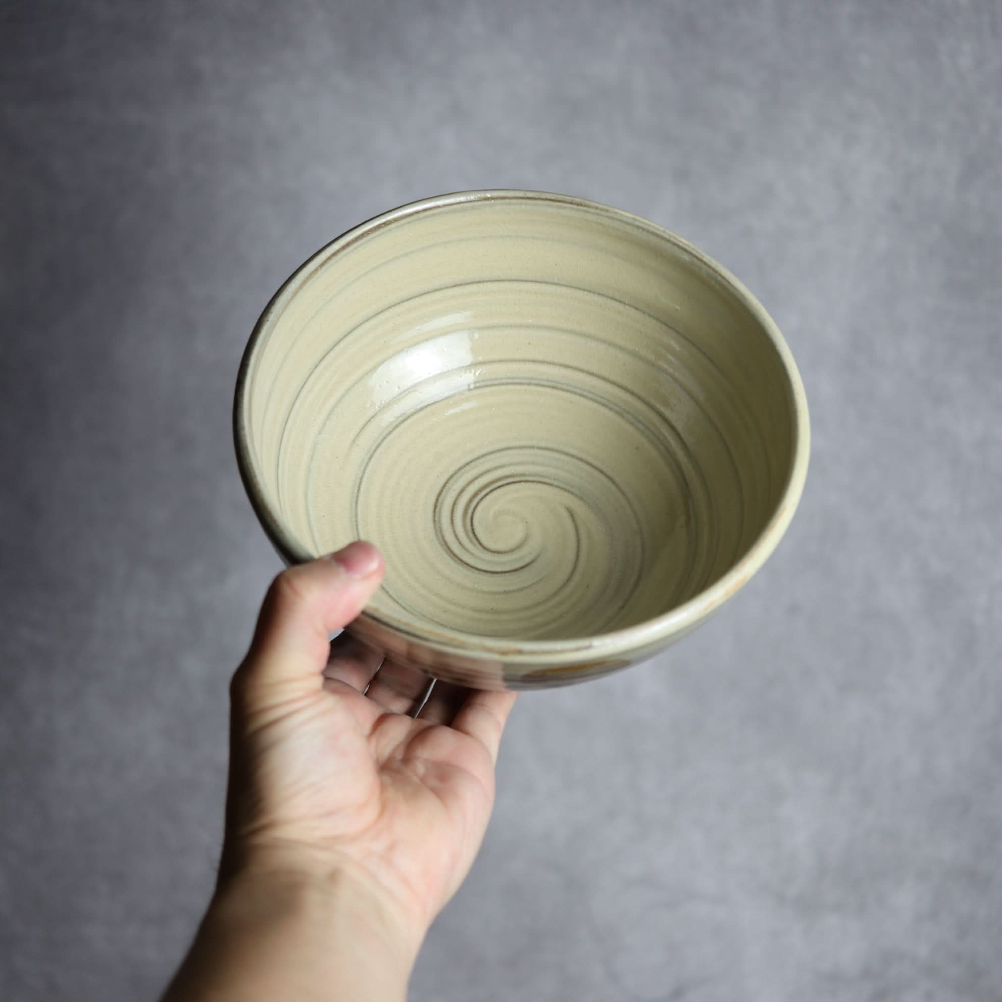 6寸鉢1 飴釉 刷毛目 点打 やちむん 陶器 北窯 松田米司工房 やちむん 陶器.