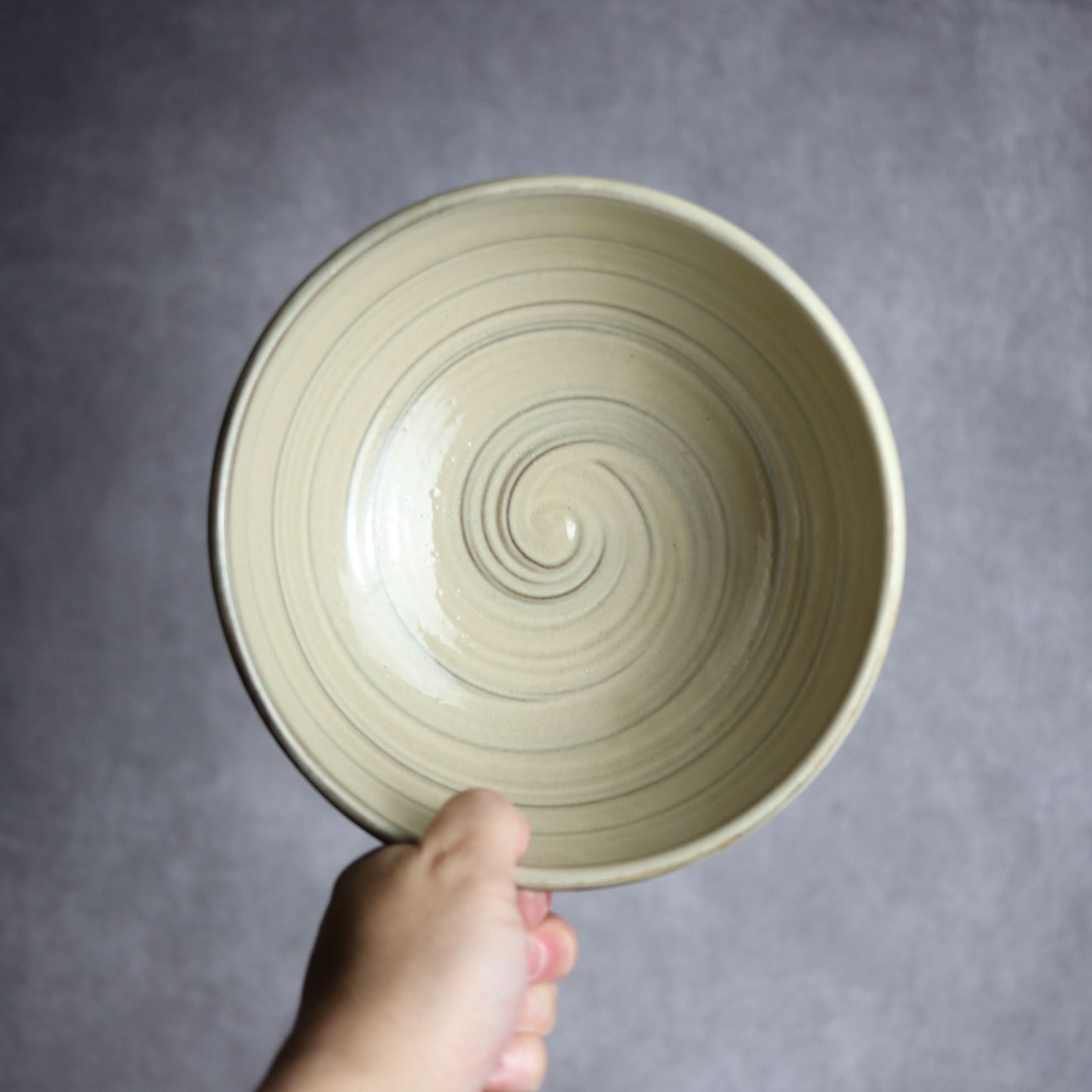 6寸鉢1 飴釉 刷毛目 点打 やちむん 陶器 北窯 松田米司工房 やちむん 陶器.