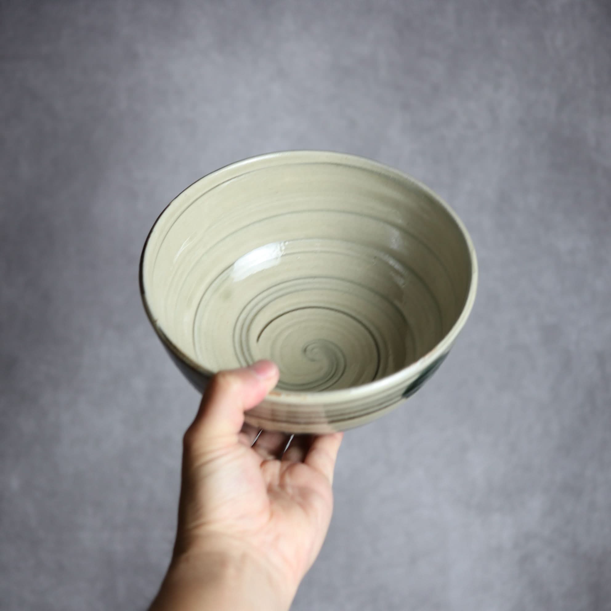 6寸鉢3 呉須釉 刷毛目 点打 やちむん 陶器 北窯 松田米司工房 やちむん 陶器.