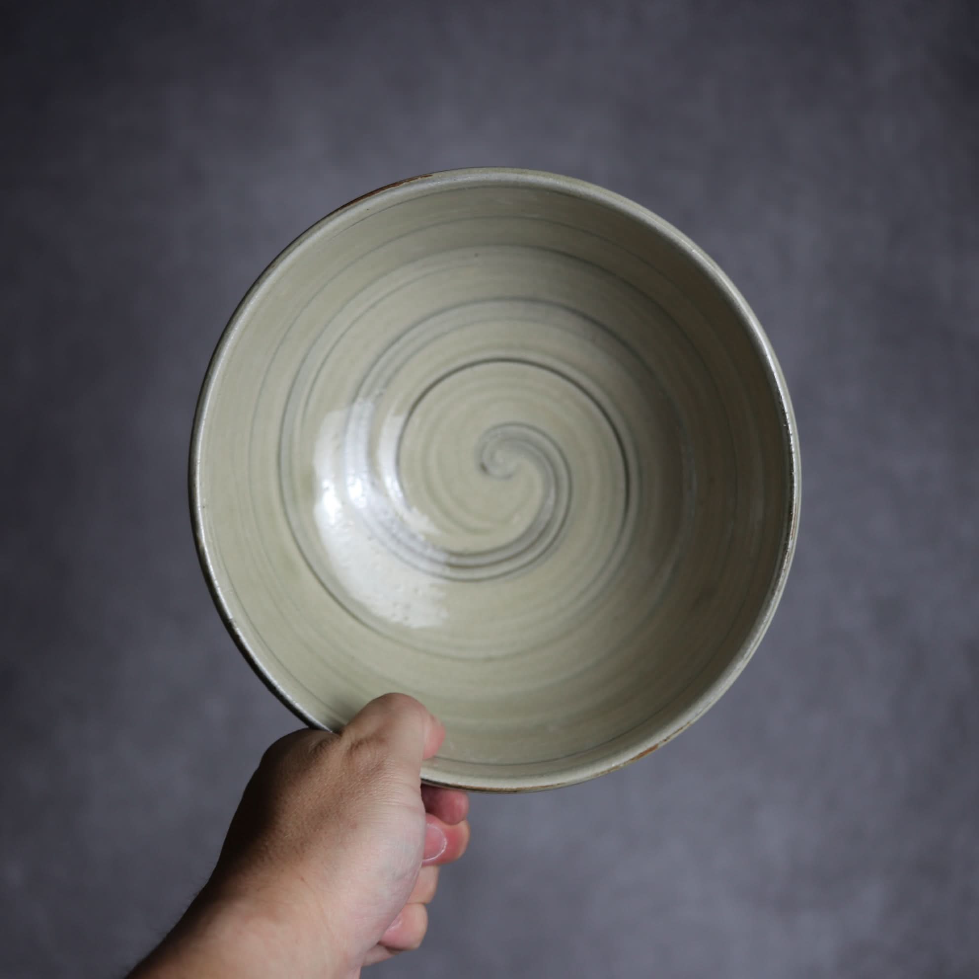 6寸鉢3 呉須釉 刷毛目 点打 やちむん 陶器 北窯 松田米司工房 やちむん 陶器.