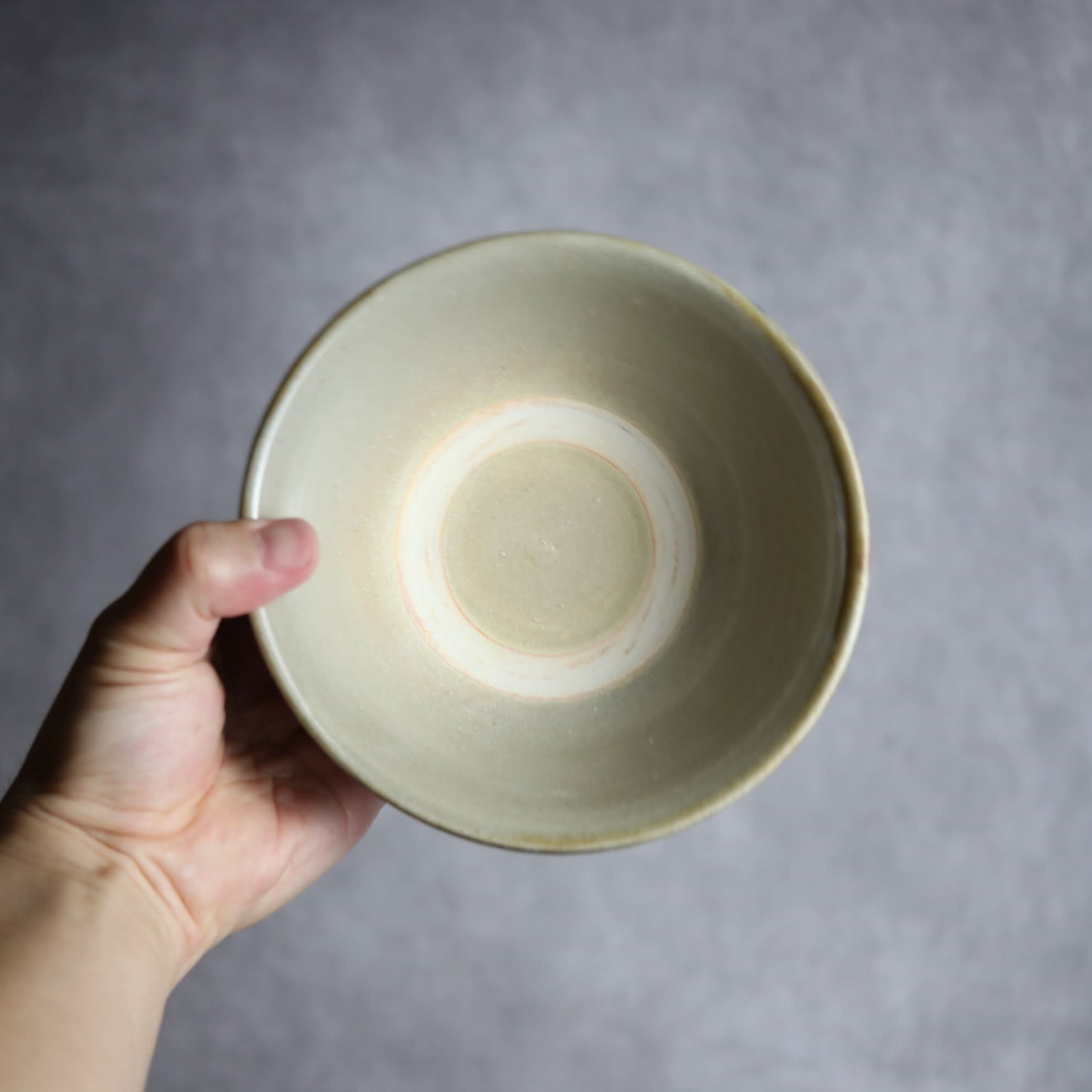 5寸マカイ1 飴 呉須釉 菊唐草 やちむん 陶器 北窯 松田米司工房 やちむん 陶器.