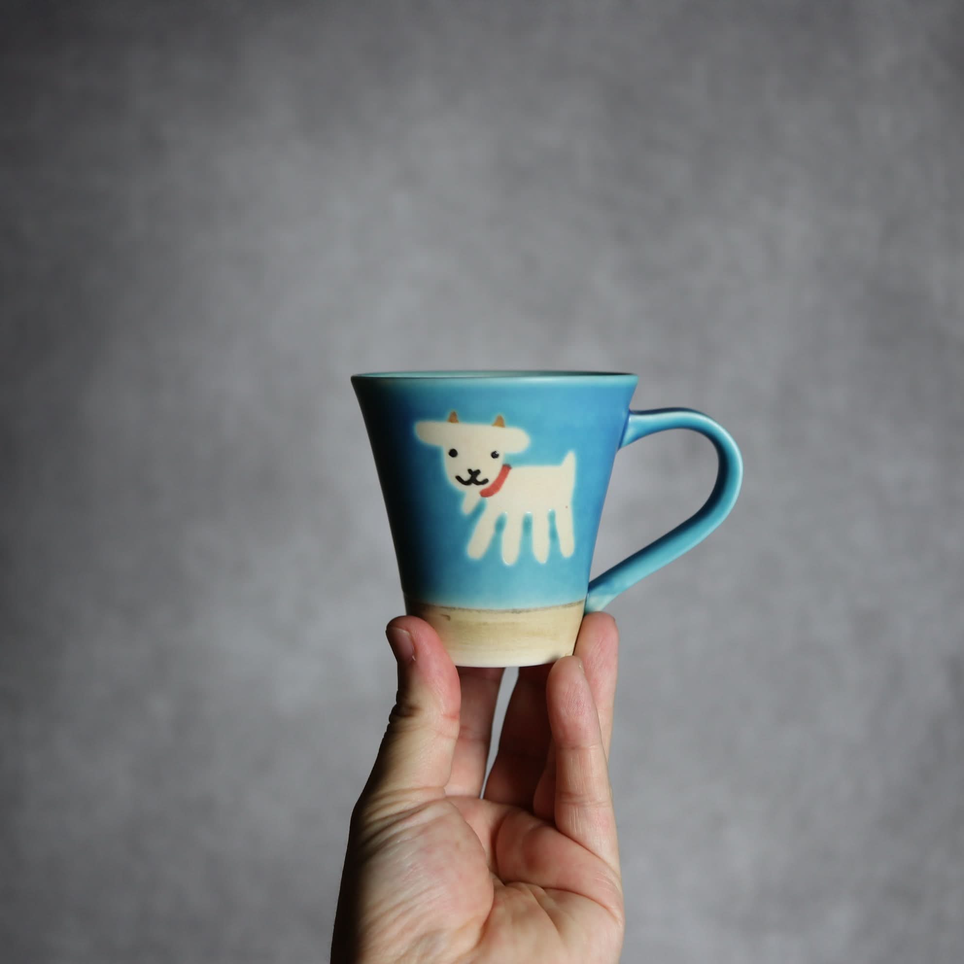 アニマルマグ ヤギ3 やちむん 陶器 atelier qucchane やちむん 陶器.