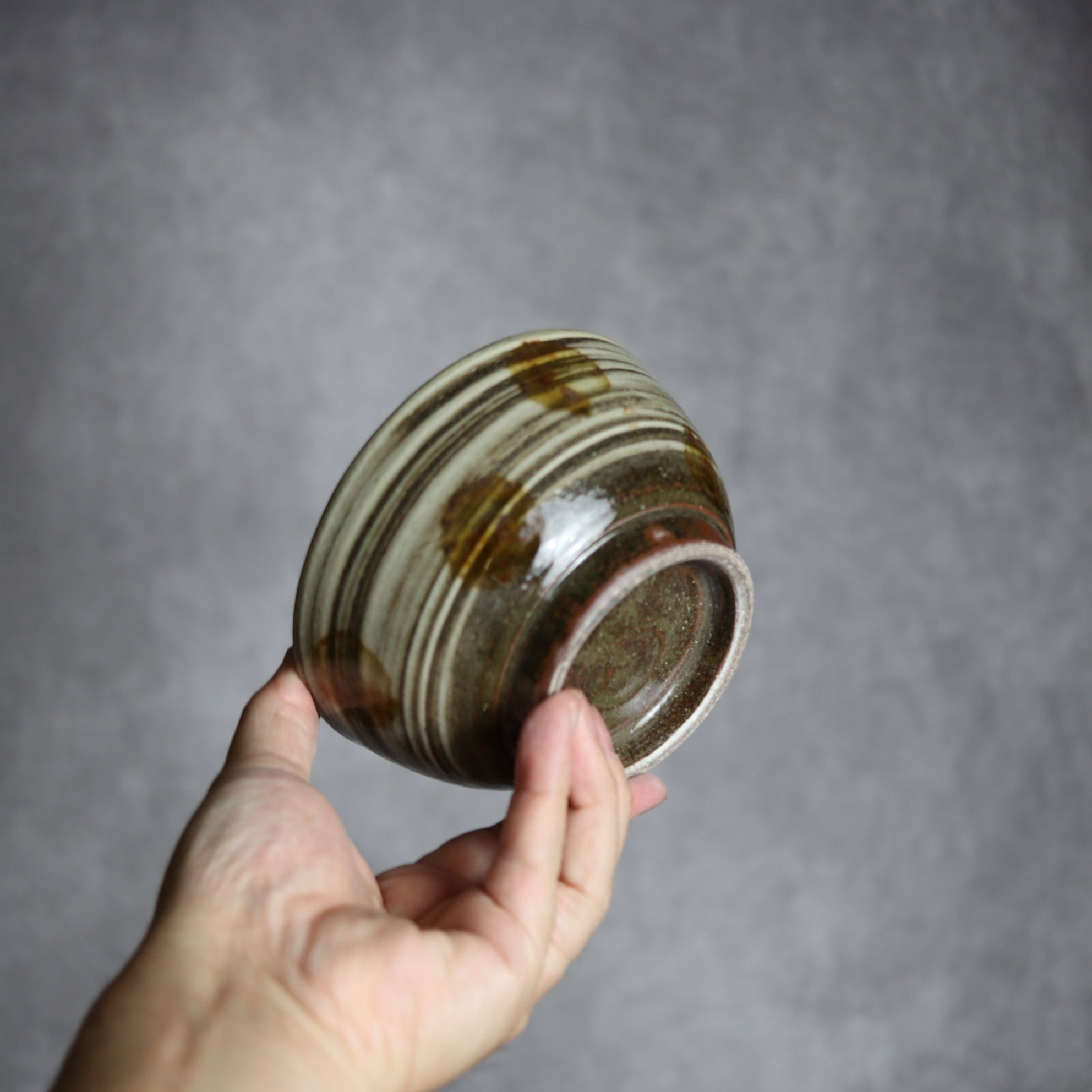 4寸鉢3 飴釉 刷毛目 点打 やちむん 陶器 北窯 松田米司工房 やちむん 陶器.